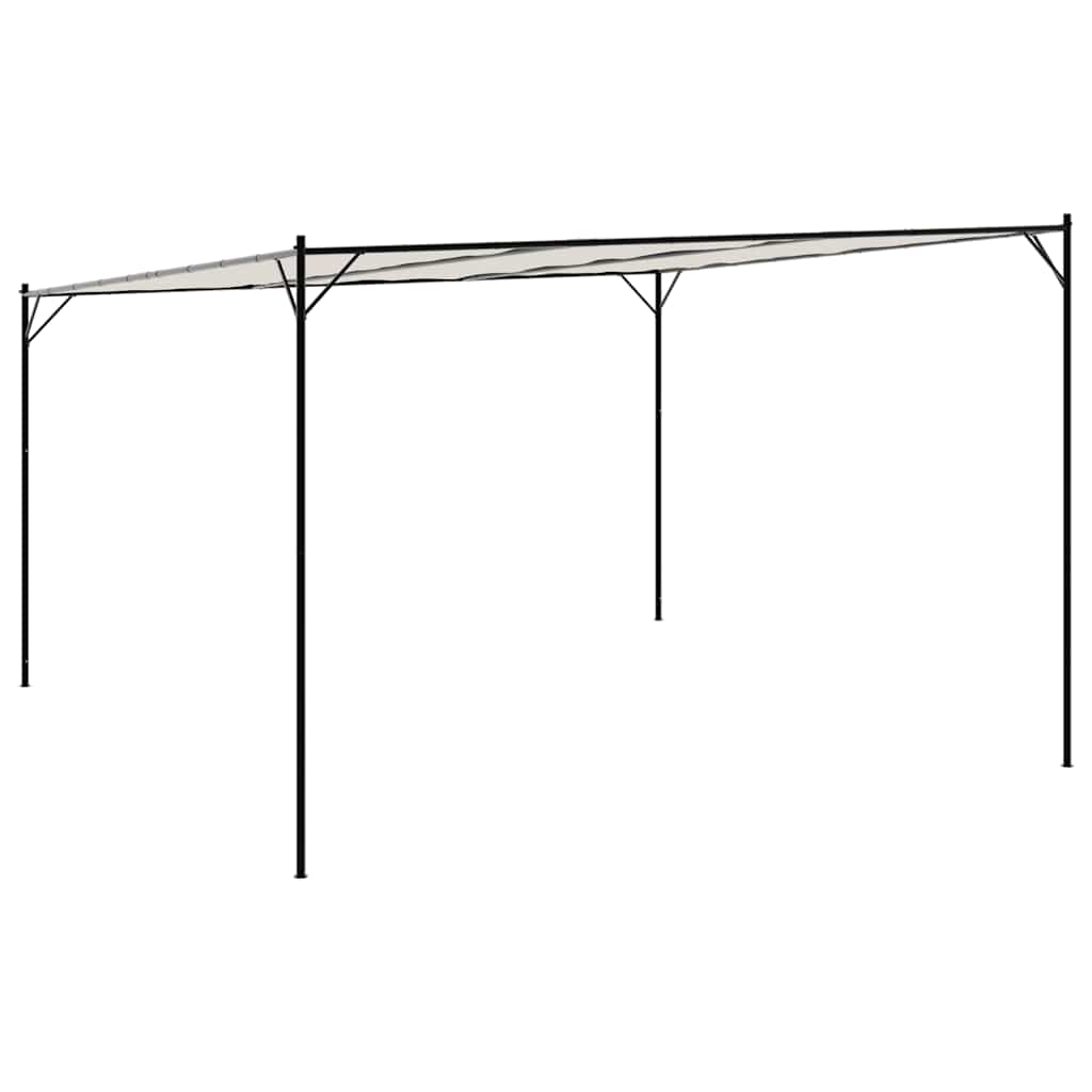 Gazebo White 4x4 m 180 g/m² Fabric and Steel