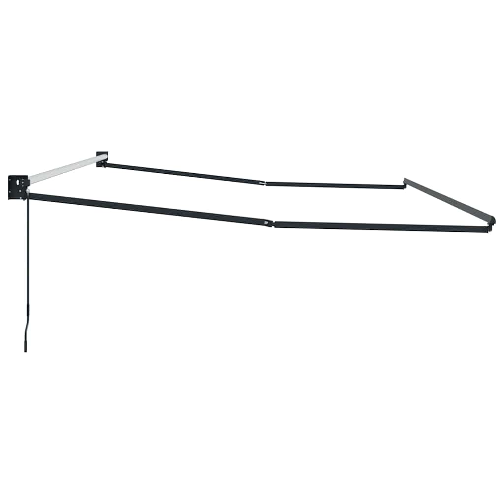 Awning Manual Anthracite 5 x 3 m Metal