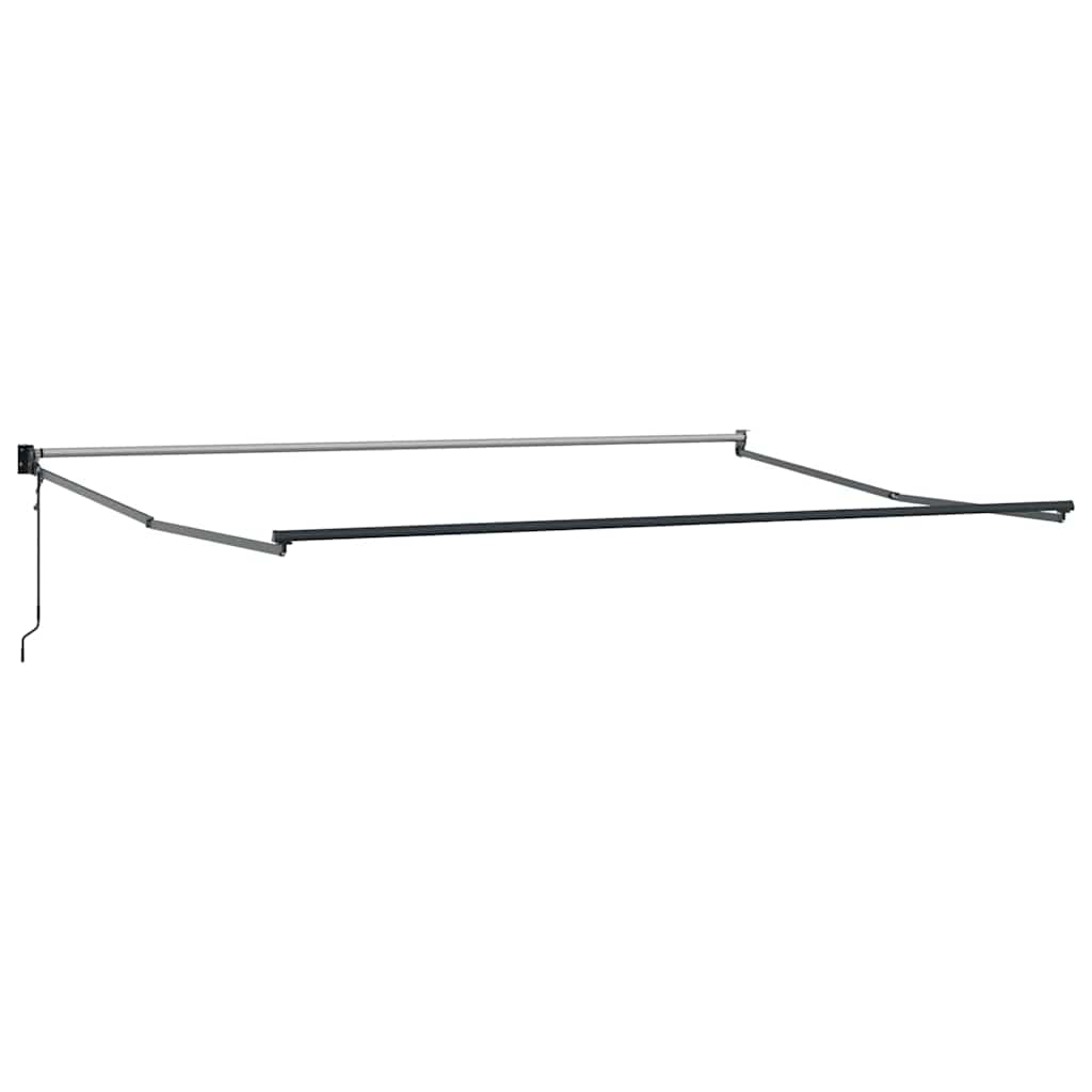 Awning Anthracite 5 x 3 m Metal