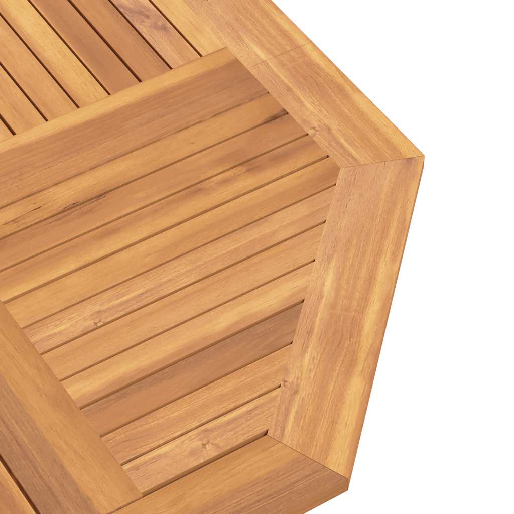 Folding Garden Table 110x110x75 cm Solid Wood Teak