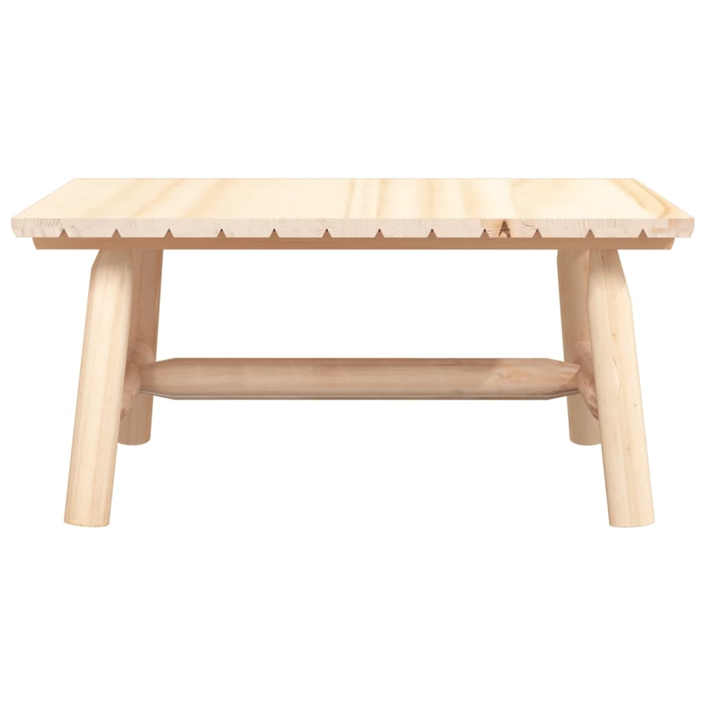 Coffee Table 90x50x41 cm Solid Wood Spruce
