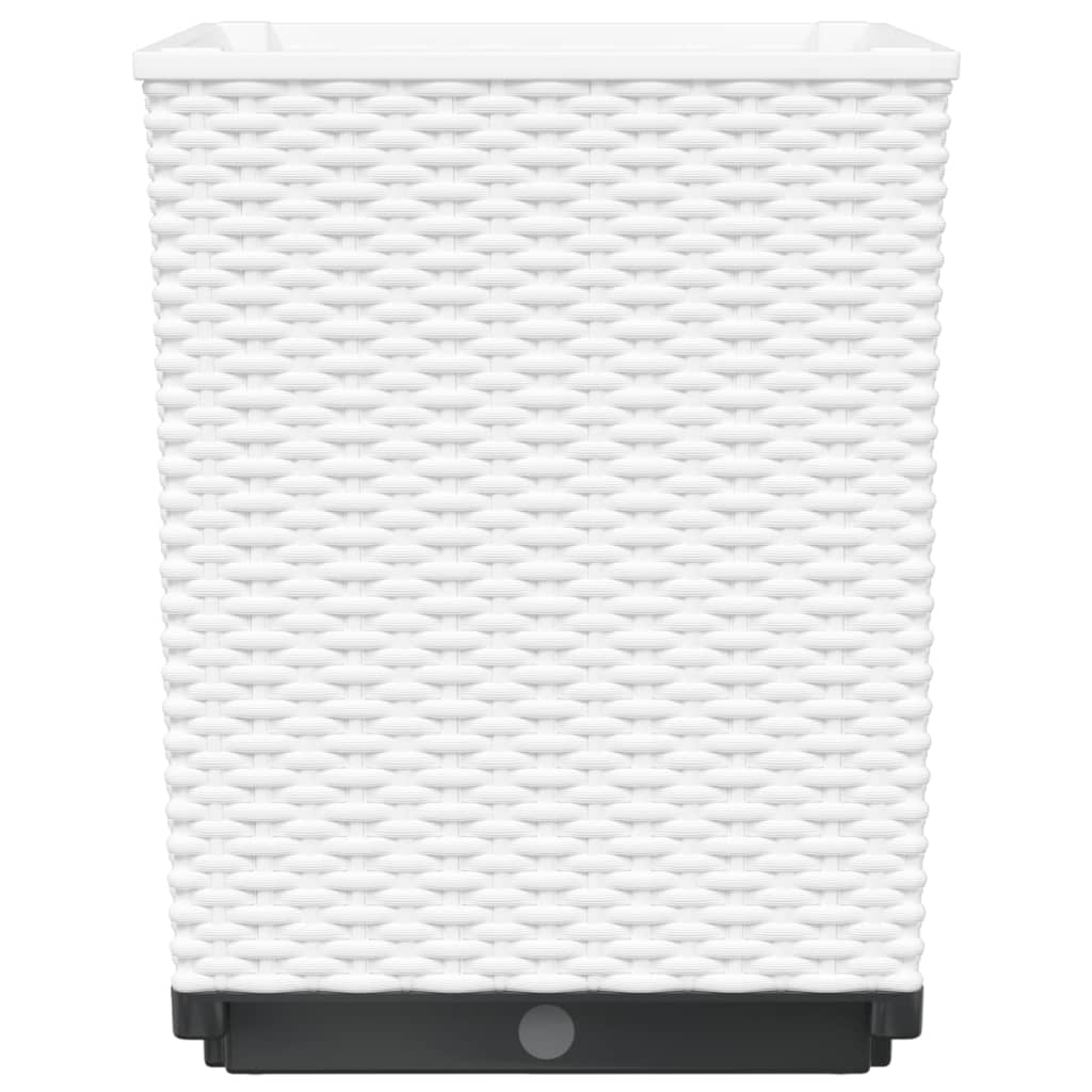 Planters 2 pcs White 30x30x37 cm Polypropylene