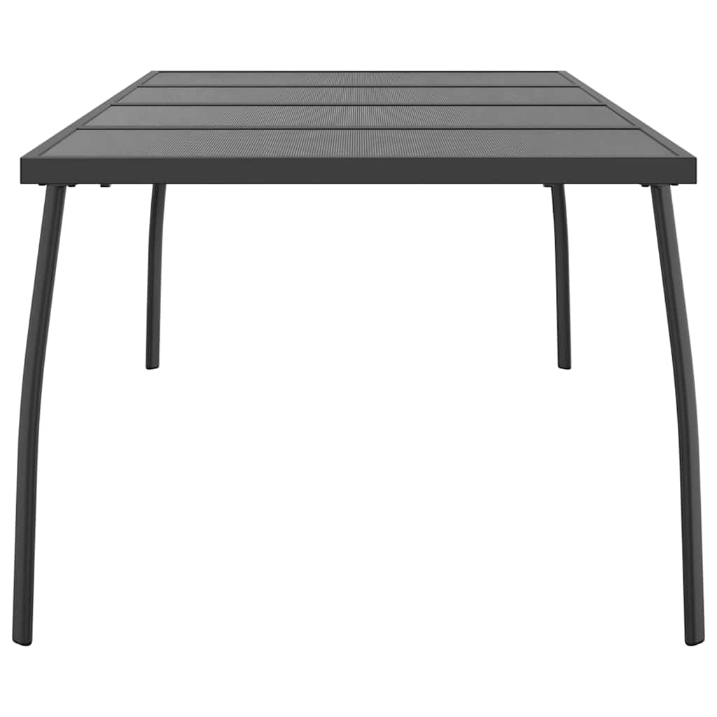Garden Table Anthracite 200x100x72 cm Steel Mesh