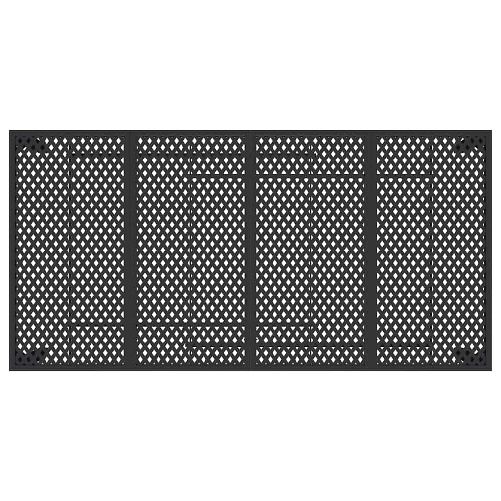 Garden Table Anthracite 200x100x72 cm Steel
