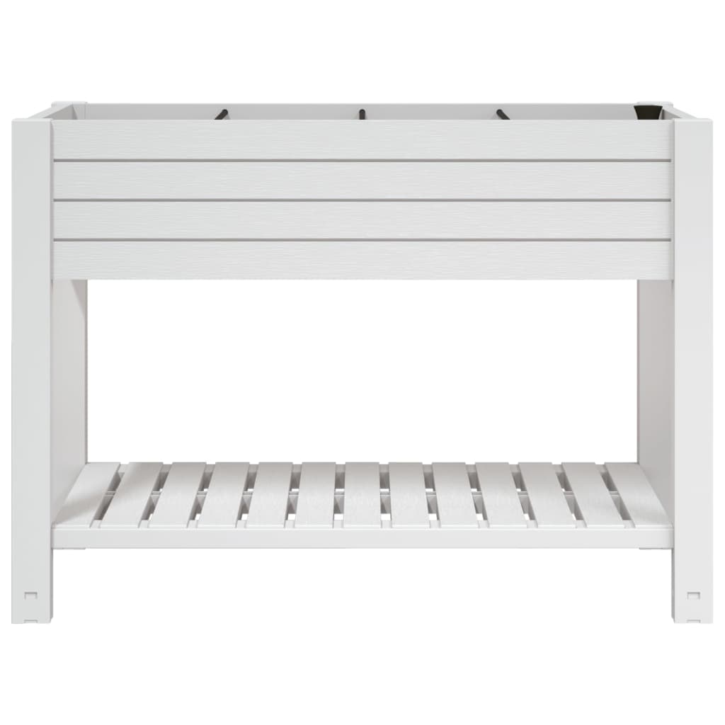 Garden Raised Bed White 110x45x79 cm Polypropylene