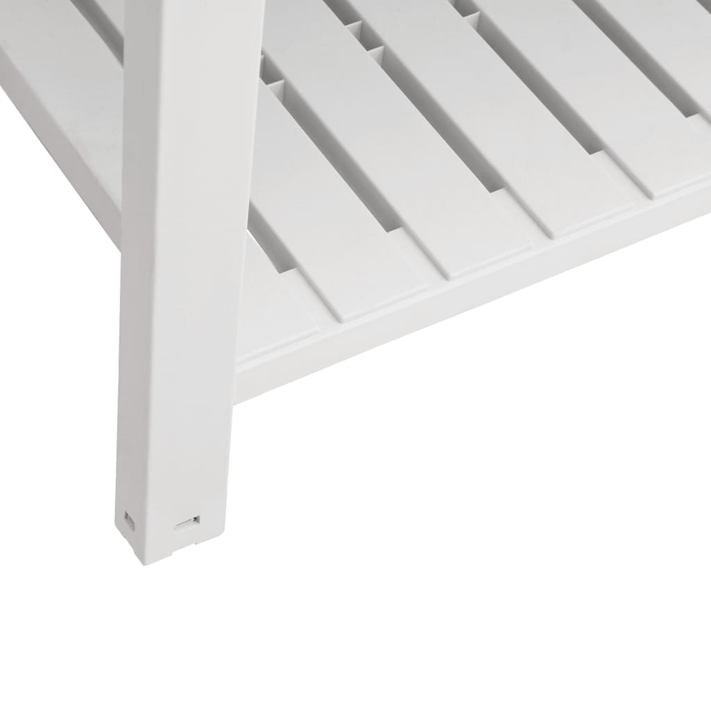 Garden Raised Bed White 110x45x79 cm Polypropylene