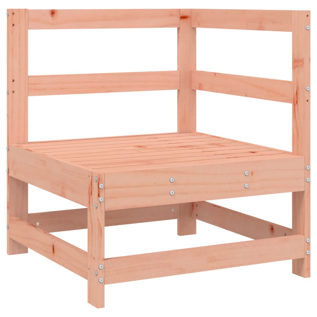 Corner Sofa with Cushions Solid Wood Douglas