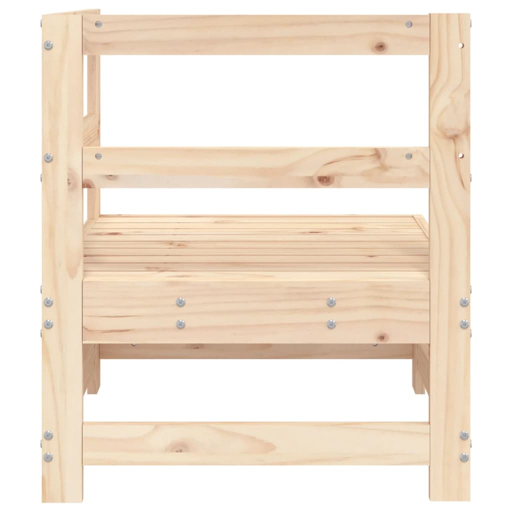 Garden Corner Sofa Solid Wood Pine