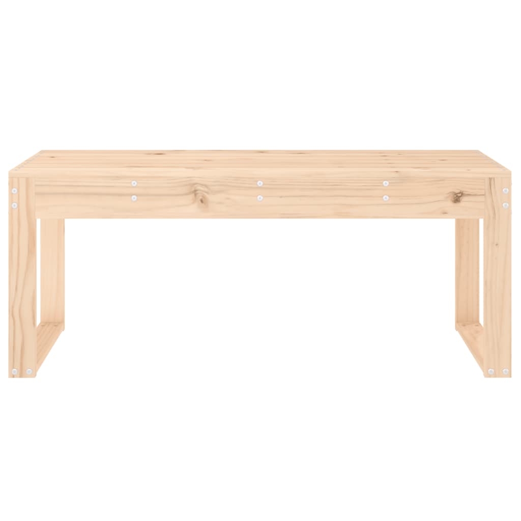 Garden Bench 110x38x45 cm Solid Wood Pine