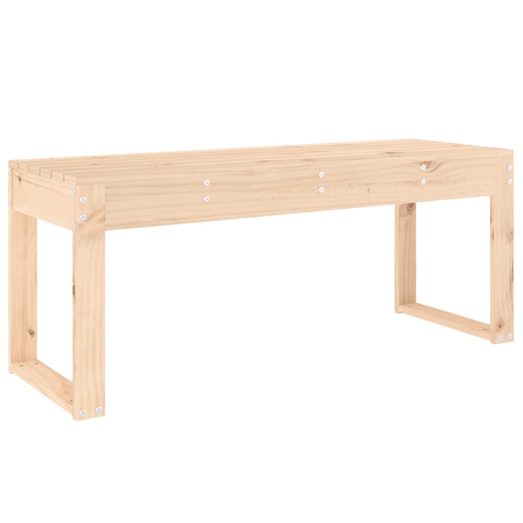 Garden Bench 110x38x45 cm Solid Wood Pine