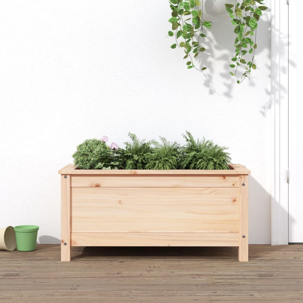 Garden Planter 82.5x40x39 cm Solid Wood Pine