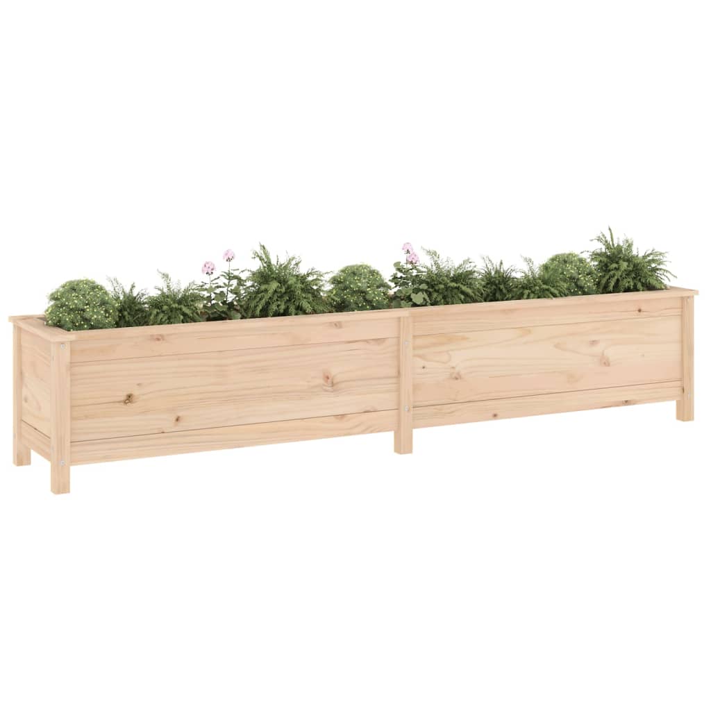 Garden Raised Bed 199.5x40x39 cm Solid Wood Pine