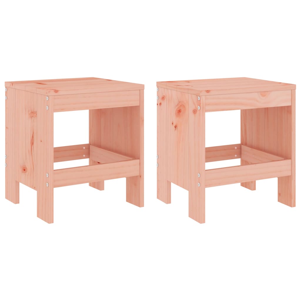 Garden Stools 2 pcs 40x36x45 cm Solid Wood Douglas