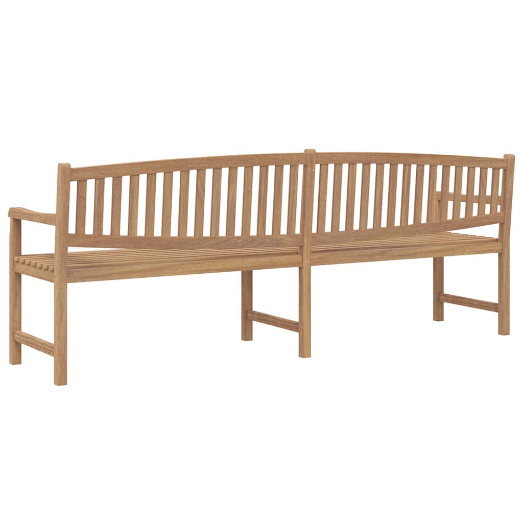 Garden Bench 228x59.5x90 cm Solid Teak Wood