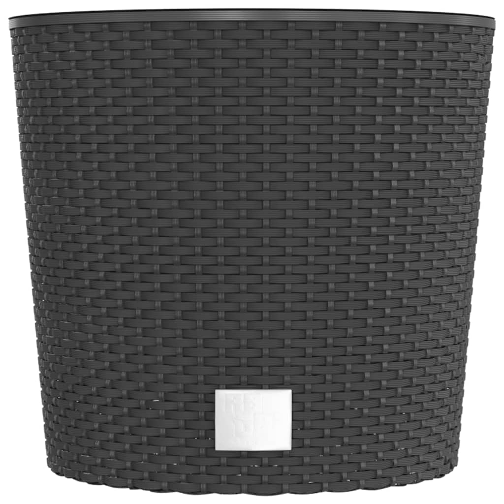 Planter with Removable Inner Anthracite 15 / 15.3 L PP Rattan
