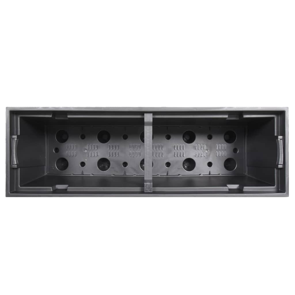 Planter with Removable Inner Anthracite 12 / 44 L PP Rattan