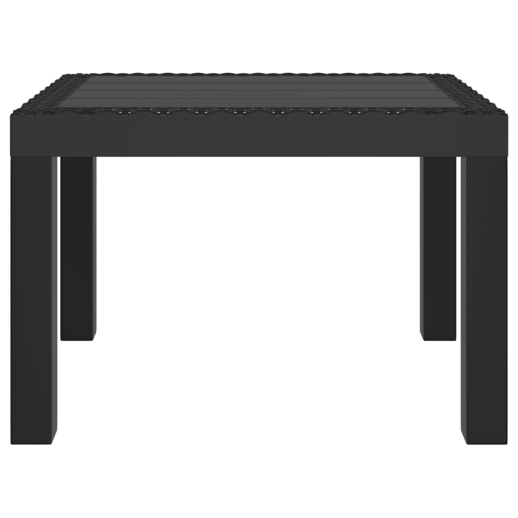 Garden Table Anthracite 59x47x40 cm PP