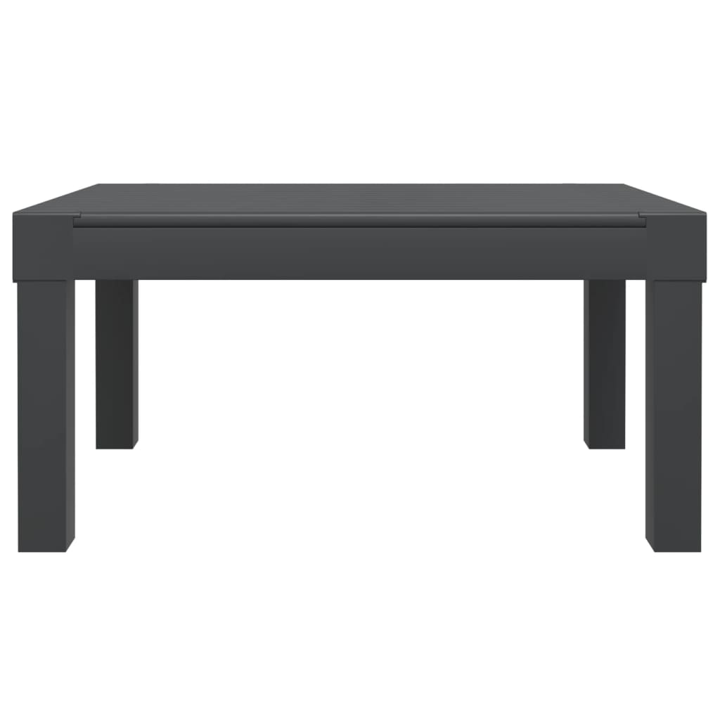 6 Piece Garden Lounge Set with Cushions Anthracite PP