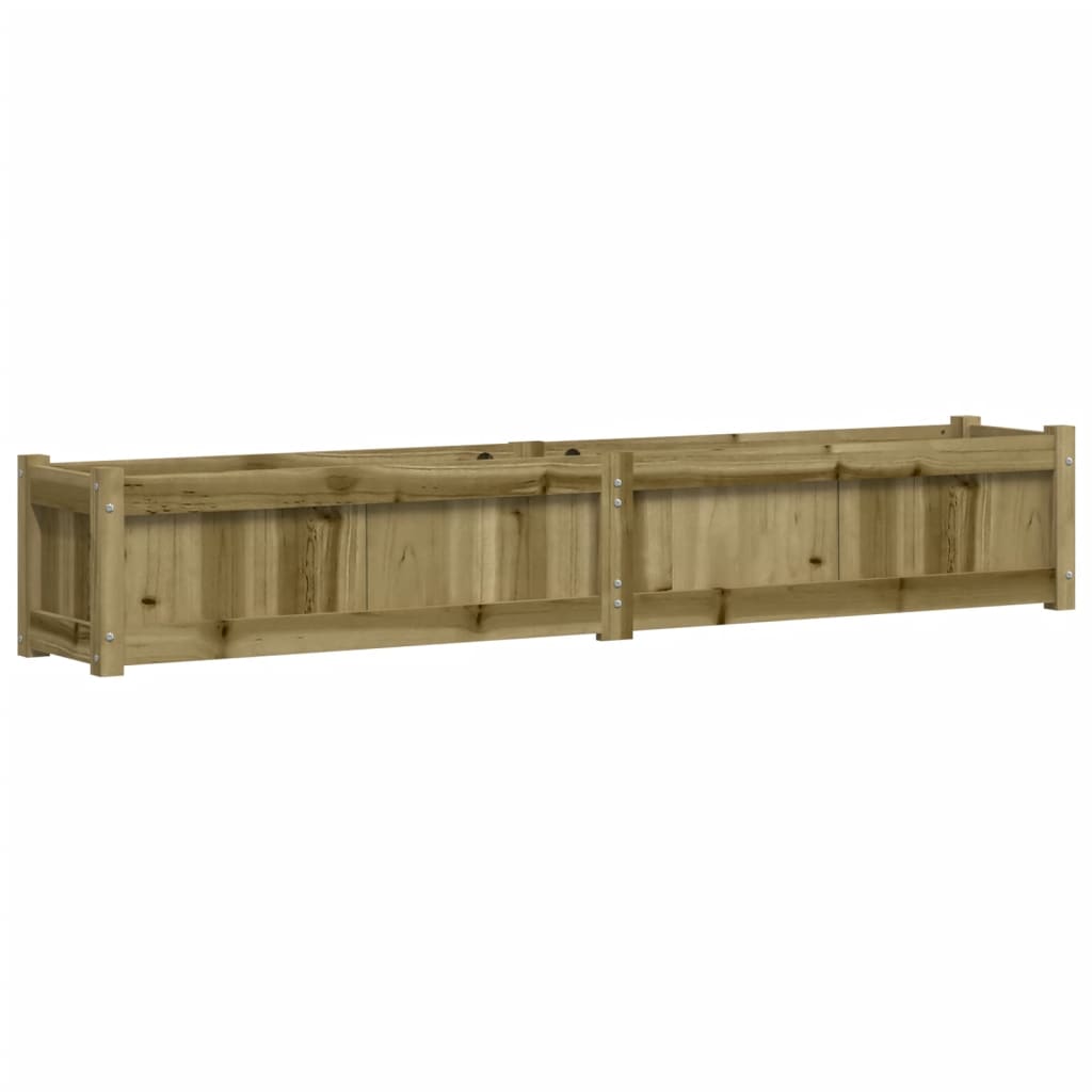 Garden Planter 180x31x31 cm Impregnated Wood Pine
