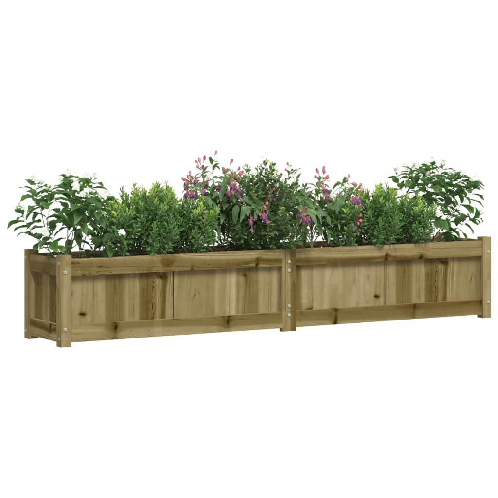 Garden Planter 180x31x31 cm Impregnated Wood Pine