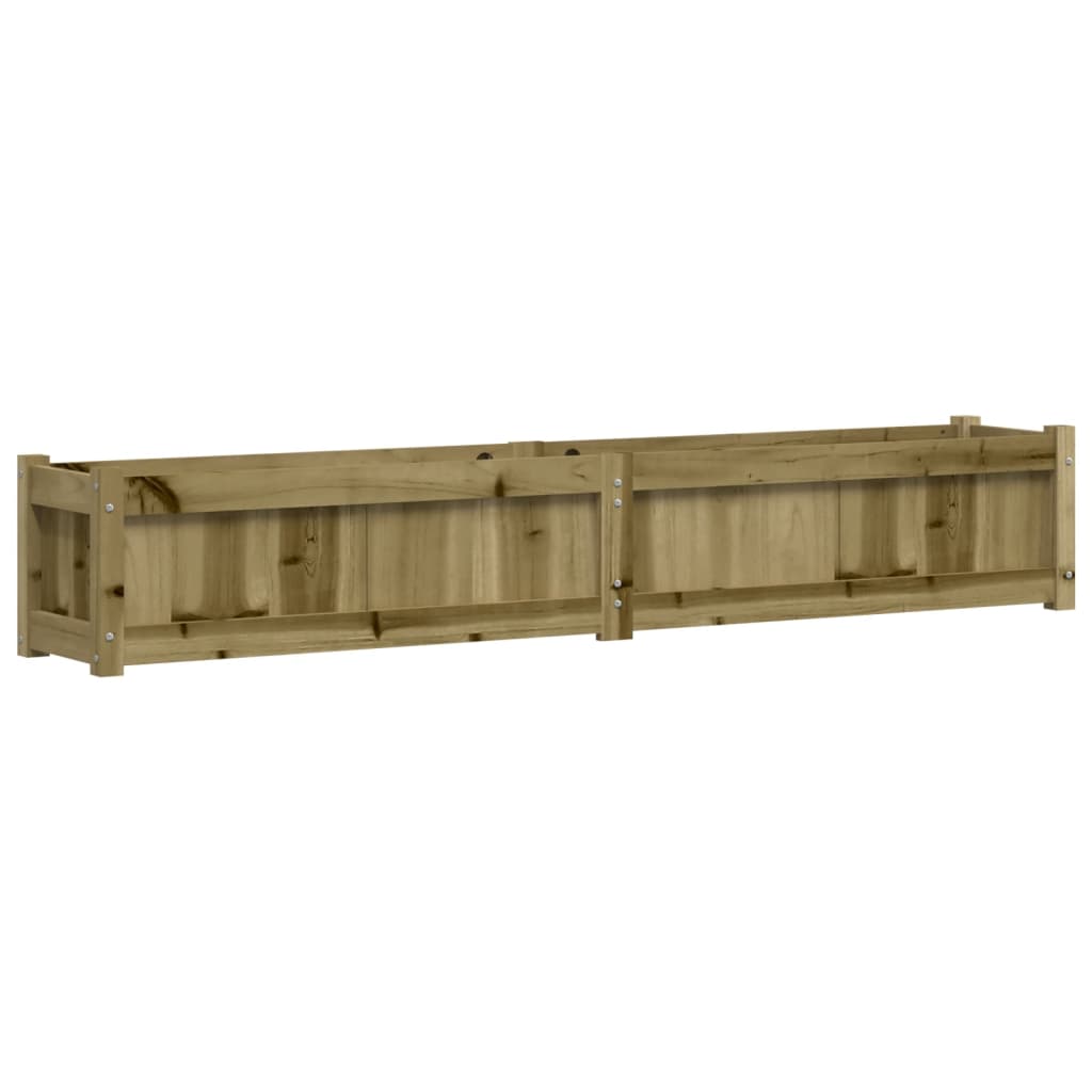 Garden Planter 180x31x31 cm Impregnated Wood Pine