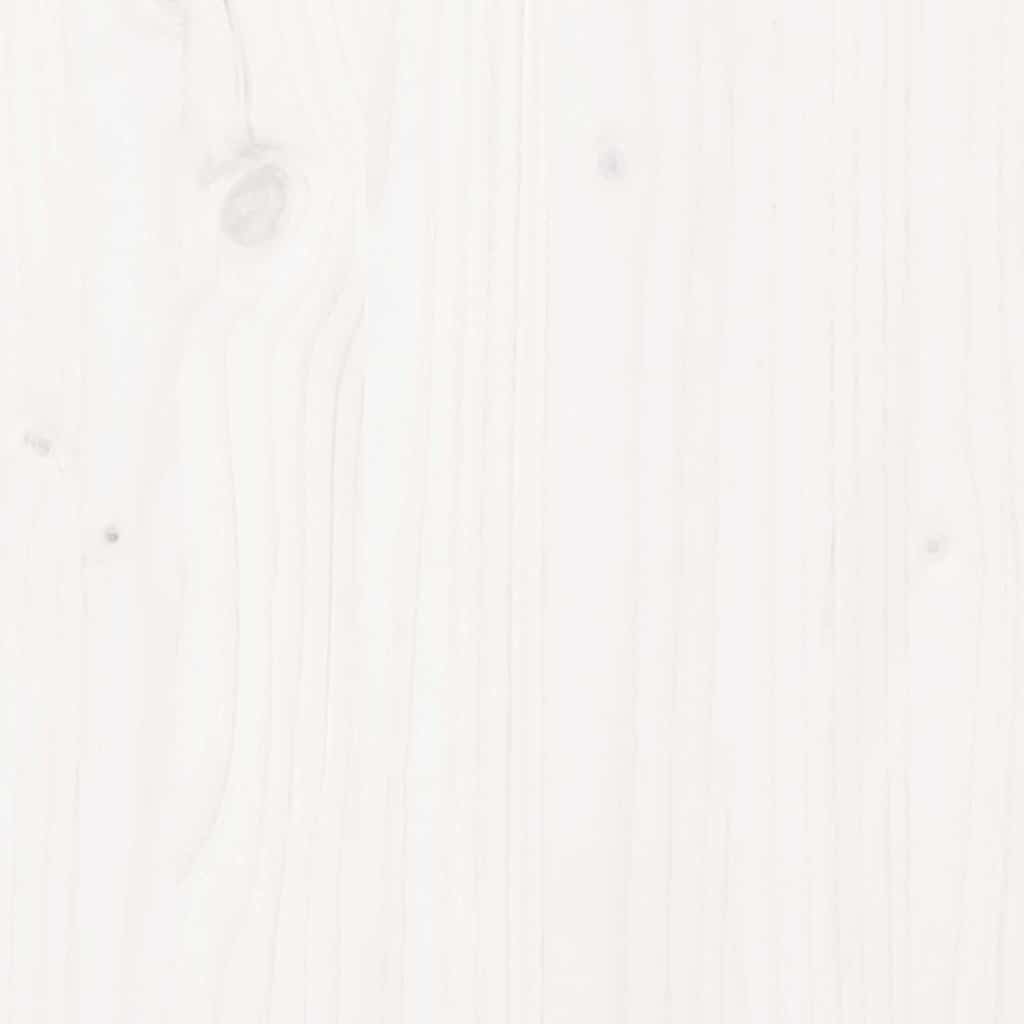 Garden Sofas Armless 2 pcs White 70x70x67 cm Solid Wood Pine