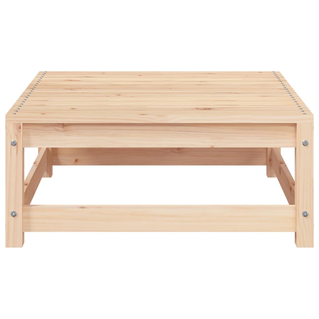 Garden Footstool 70x70x30 cm Solid Wood Pine