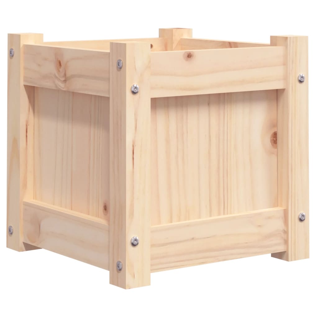 Garden Planters 2 pcs Solid Wood Pine