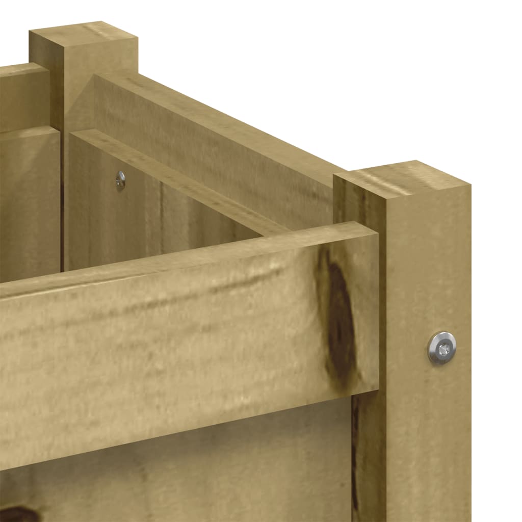 Garden Planter with Legs 70x31x70 cm Impregnated Wood Pine