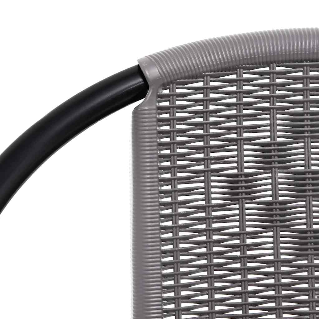 9 Piece Garden Dining Set with Cushions Beige Poly Rattan