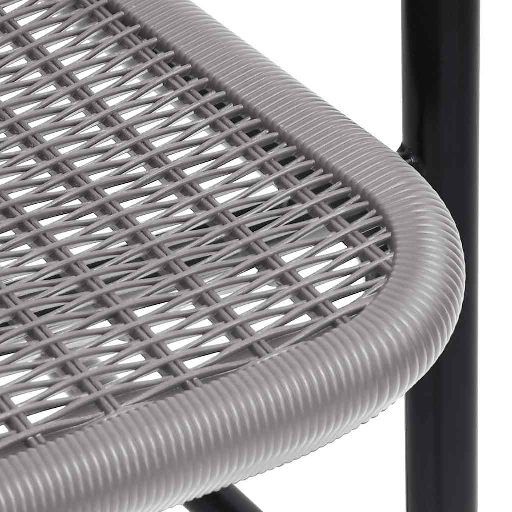 9 Piece Garden Dining Set with Cushions Beige Poly Rattan