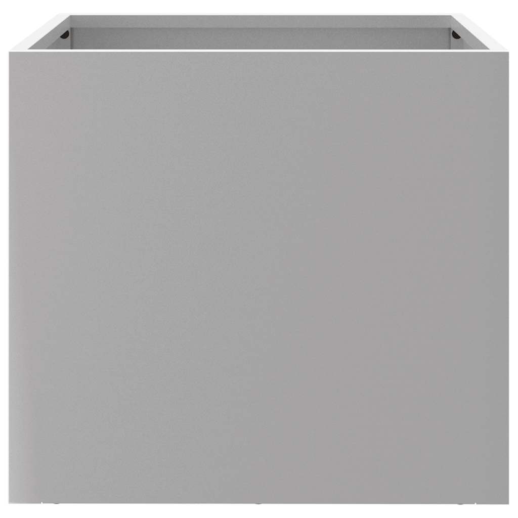 Planters 2 pcs Silver 32x30x29 cm Galvanised Steel