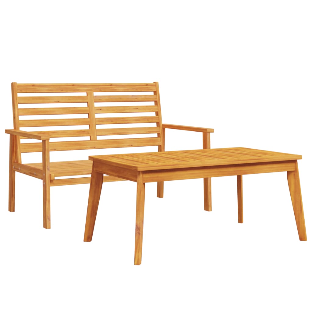 Garden Set Solid Wood Acacia