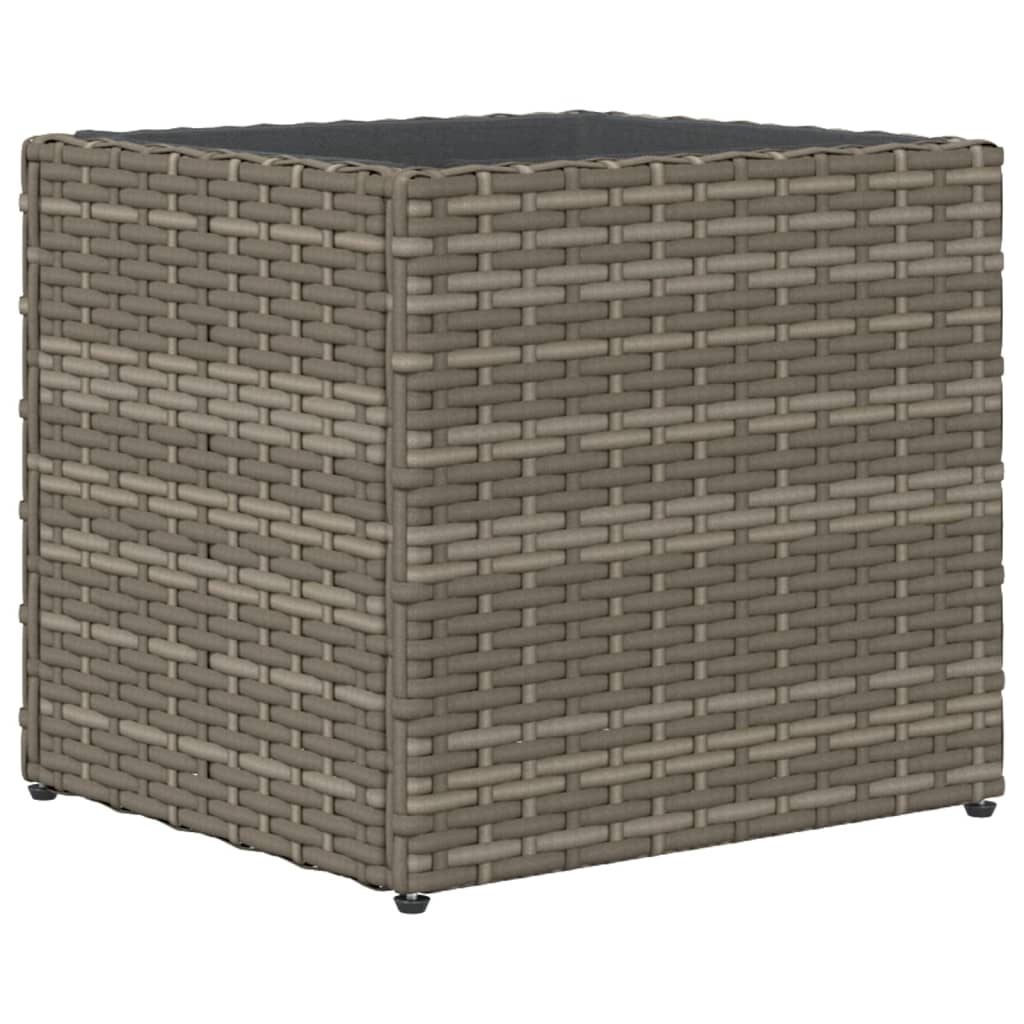 Garden Planter Grey 36x30x32 cm Poly Rattan