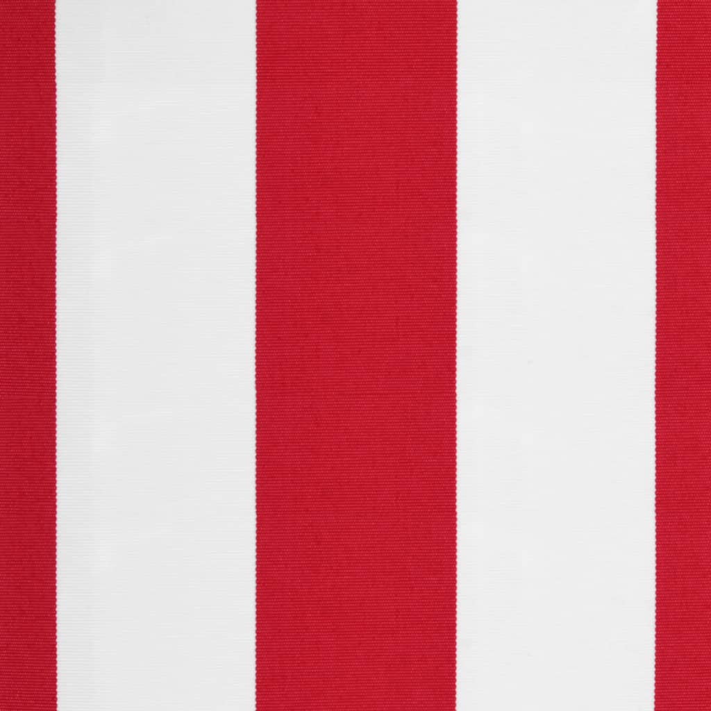 Replacement Fabric for Awning Red and White Stripe 3x2.5 m