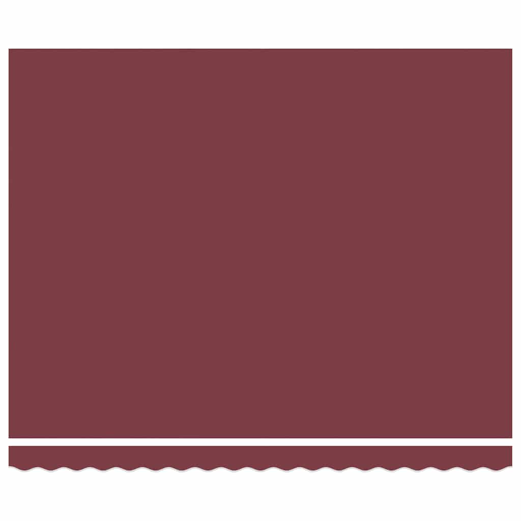 Manual Retractable Awning Burgundy 400x300 cm
