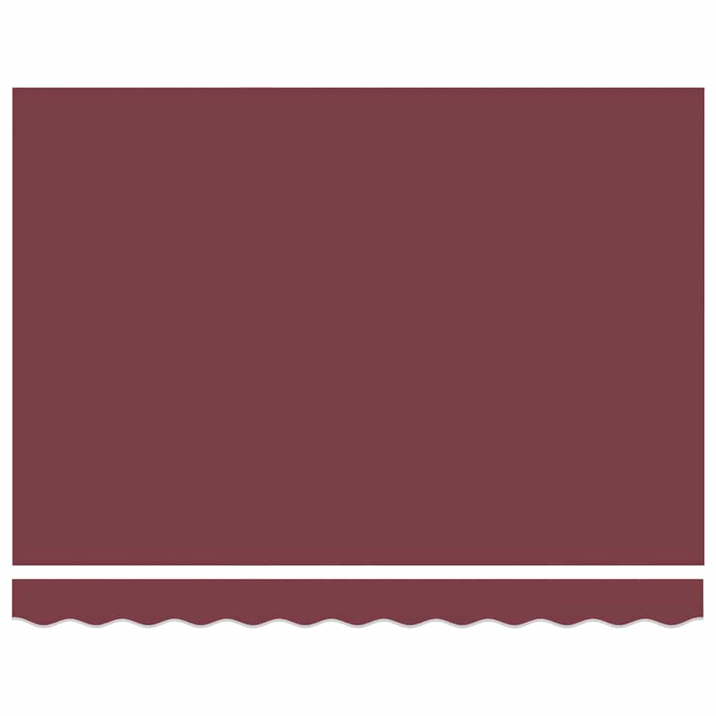 Manual Retractable Awning Burgundy 300x250 cm