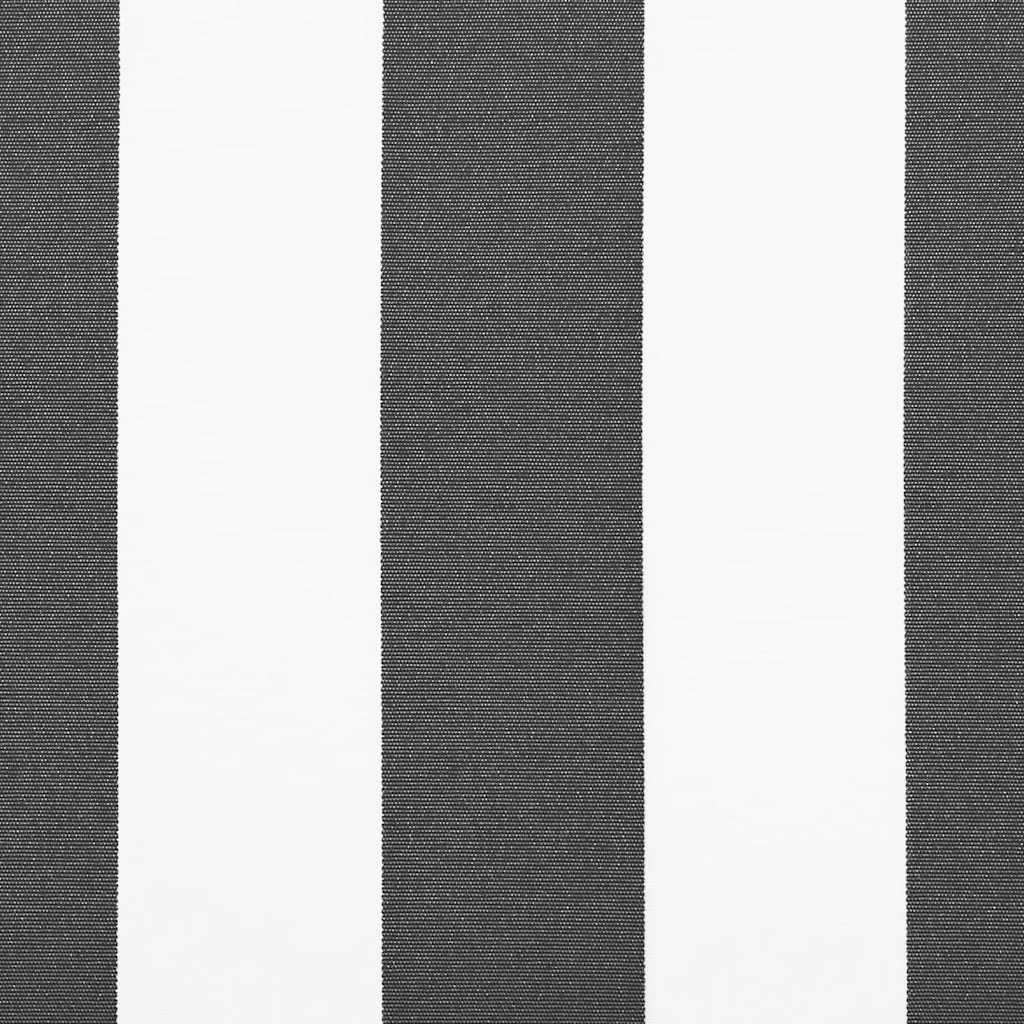 Automatic Retractable Awning Anthracite&White 400x300 cm