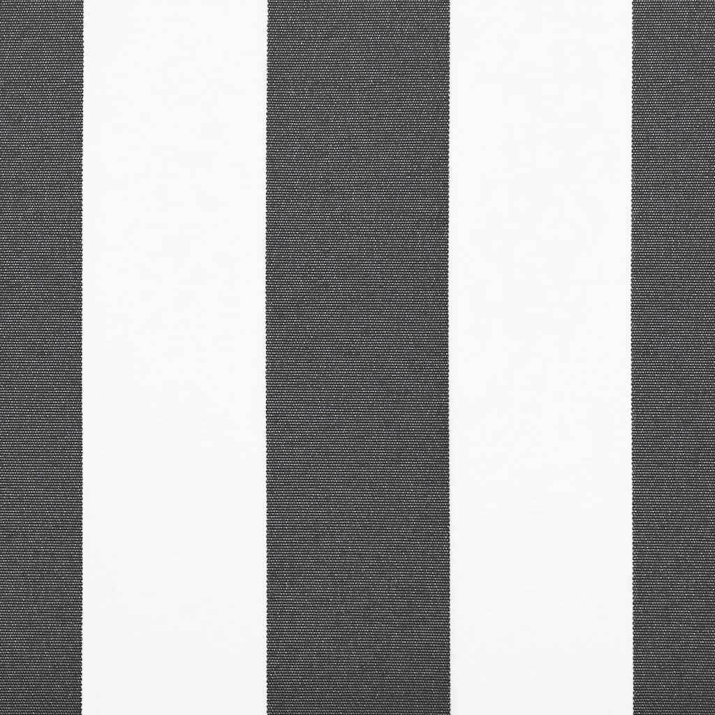 Manual Retractable Awning Anthracite&White 300x250 cm