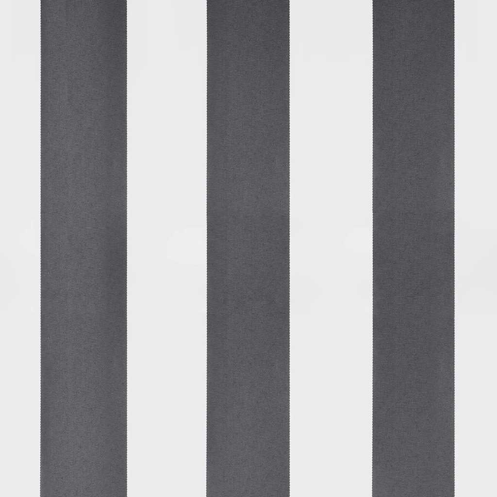 Retractable Awning Anthracite and White 4x3 m Fabric&Aluminium