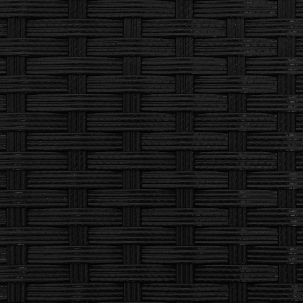 Planter Black 35 x 30 x 135 cm Metal