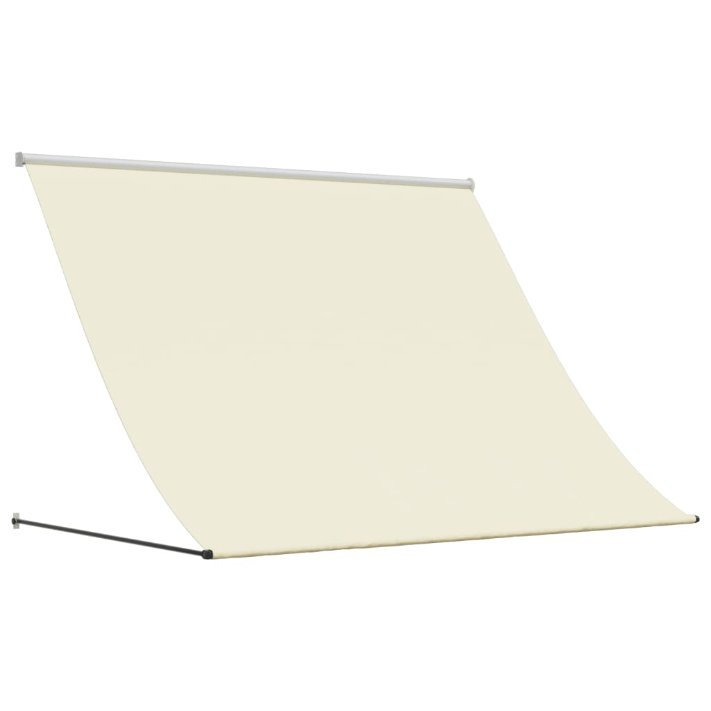 Retractable Awning Cream 200x150 cm Fabric and Steel