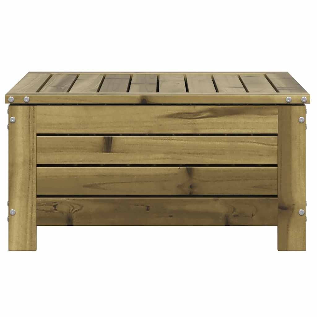 Garden Footstool 62x63.5x32 cm Impregnated Wood Pine
