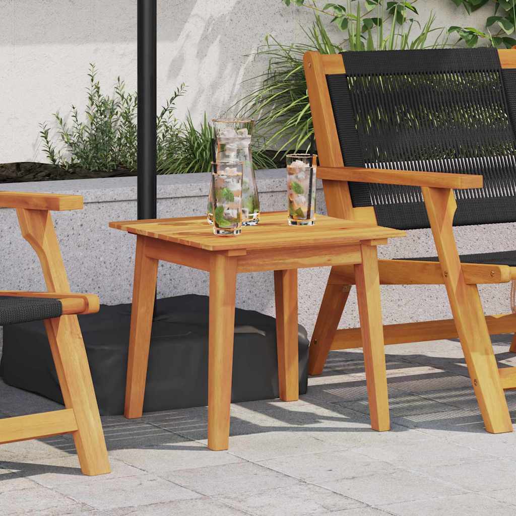 Outdoor Dining Set Brown Solid Acacia Wood