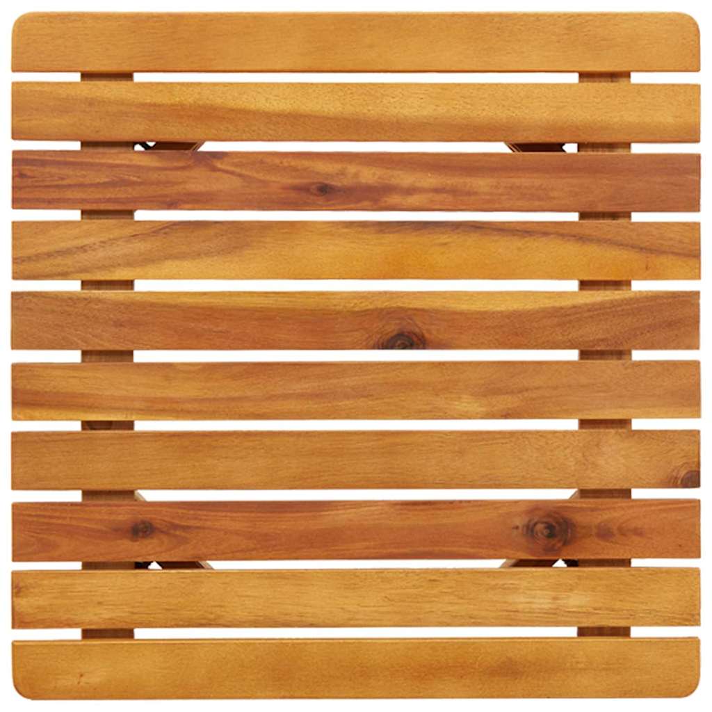 Outdoor Dining Set Brown Solid Acacia Wood