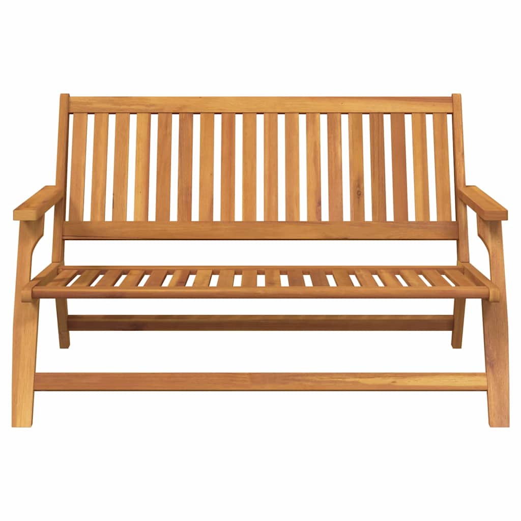 Outdoor Dining Set Brown Solid Acacia Wood