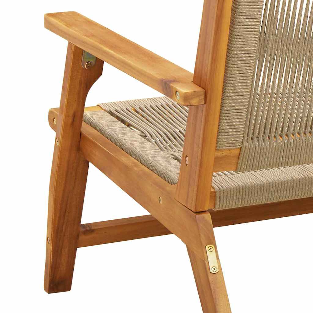 Garden Furniture Beige 78 x 122 x 73cm Solid Acacia wood