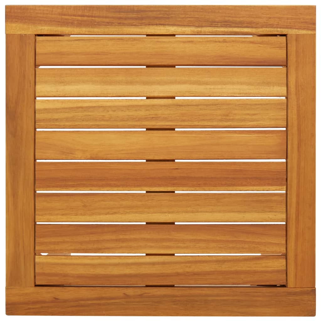 5 Piece Garden Lounge Set Black Poly Rattan and Acacia Wood