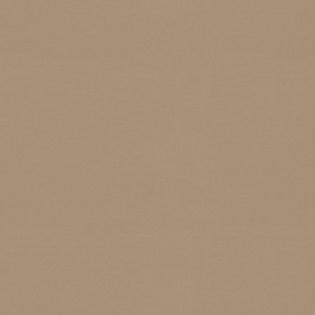 Gazebo with Double Roof and Mesh Walls Taupe 2.93x2.93 m Steel