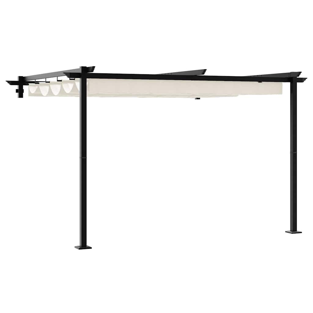 Wall Mounted Gazebo Cream Steel